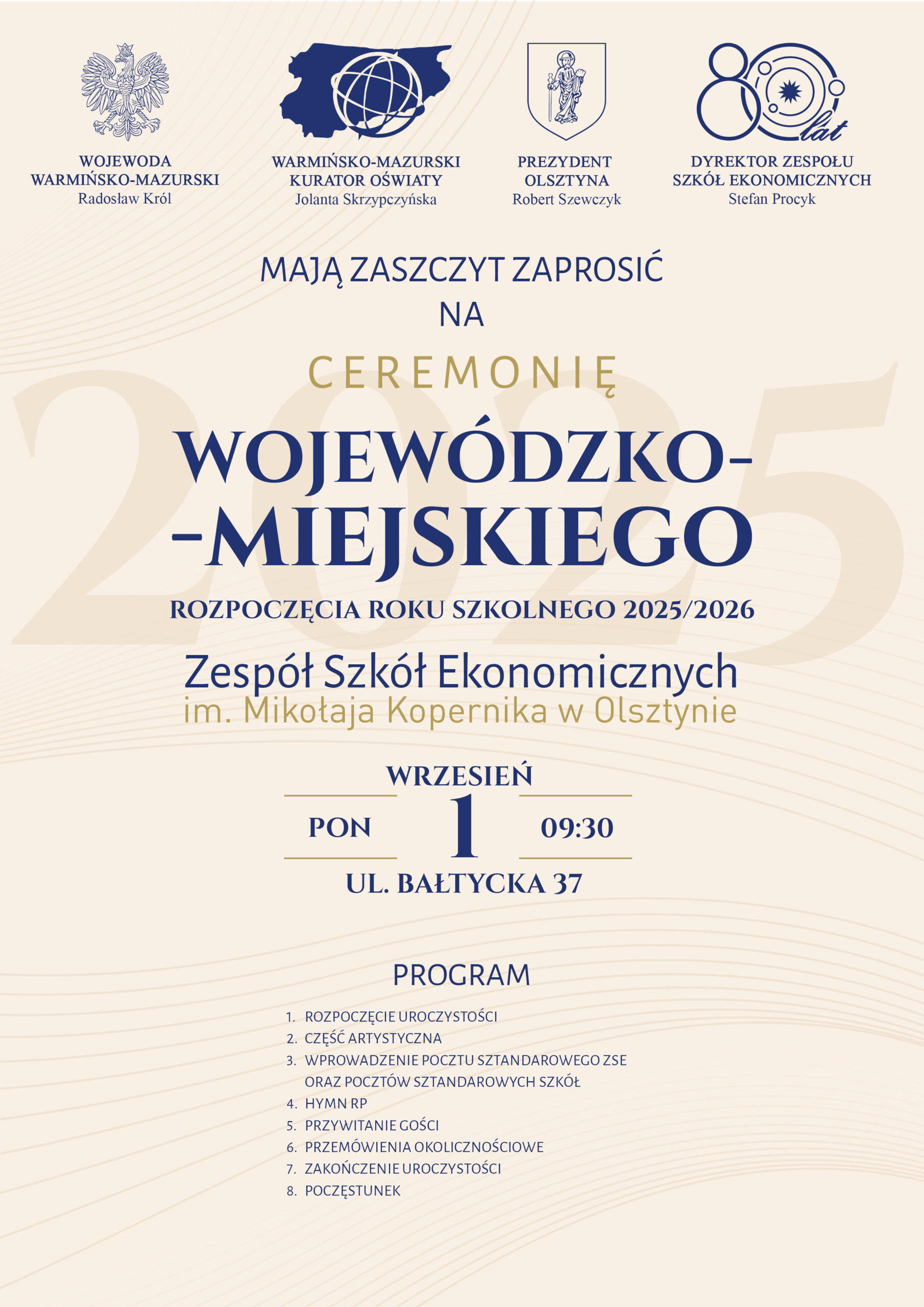 Wojewódzko-Miejska Inauguracja Roku Szkolnego 2025/2026