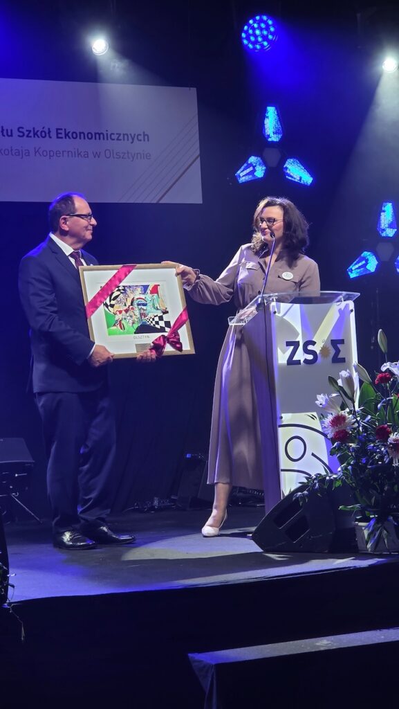 Przemawiająca Zastępca Prezydenta Olsztyna