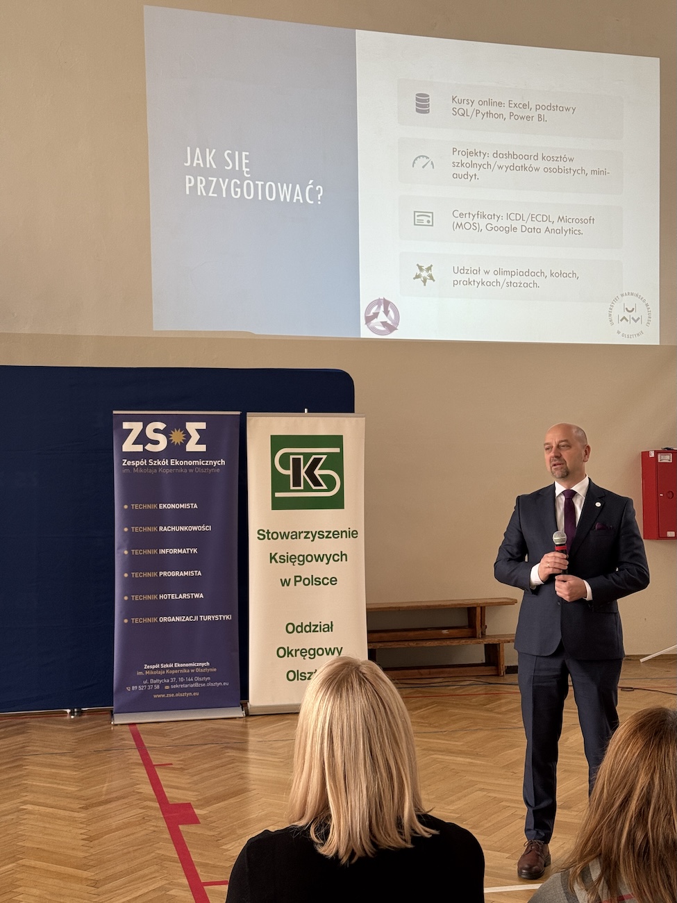 Przemawiający prelegent